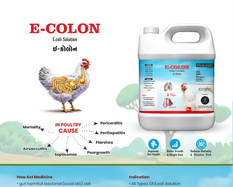 E-Colon herbal poultry product brochure
